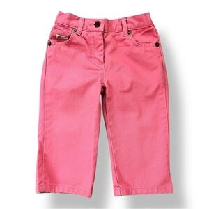 Janie & Jack | Girls’ Bubblegum Jeans (12-18 mos) 🩷